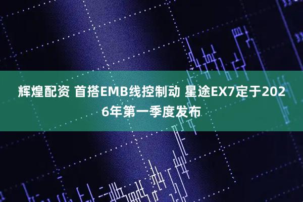 辉煌配资 首搭EMB线控制动 星途EX7定于2026年第一季度发布